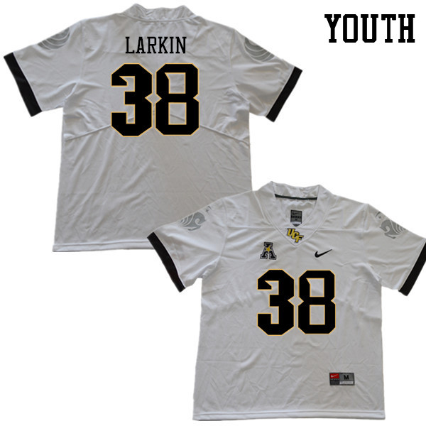 Youth #38 Caden Larkin UCF Knights College Football Jerseys Sale-White